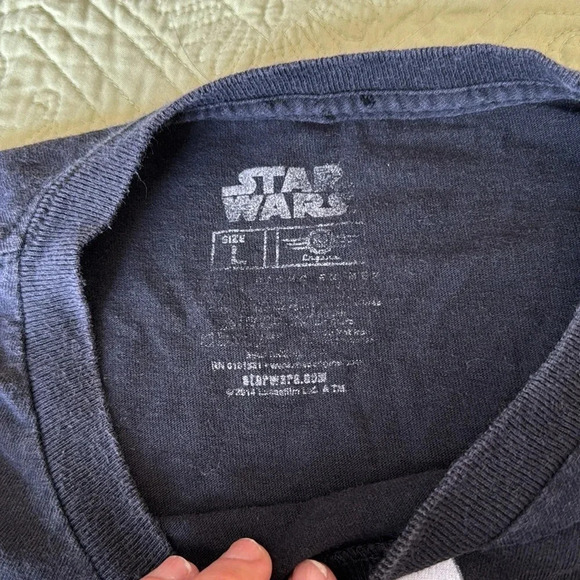 Star Wars Imperial Stormtrooper with Guitar black Tee Shirt size large - Picture 4 of 9